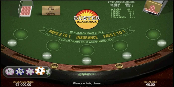 Fitur Spesial Buster Blackjack